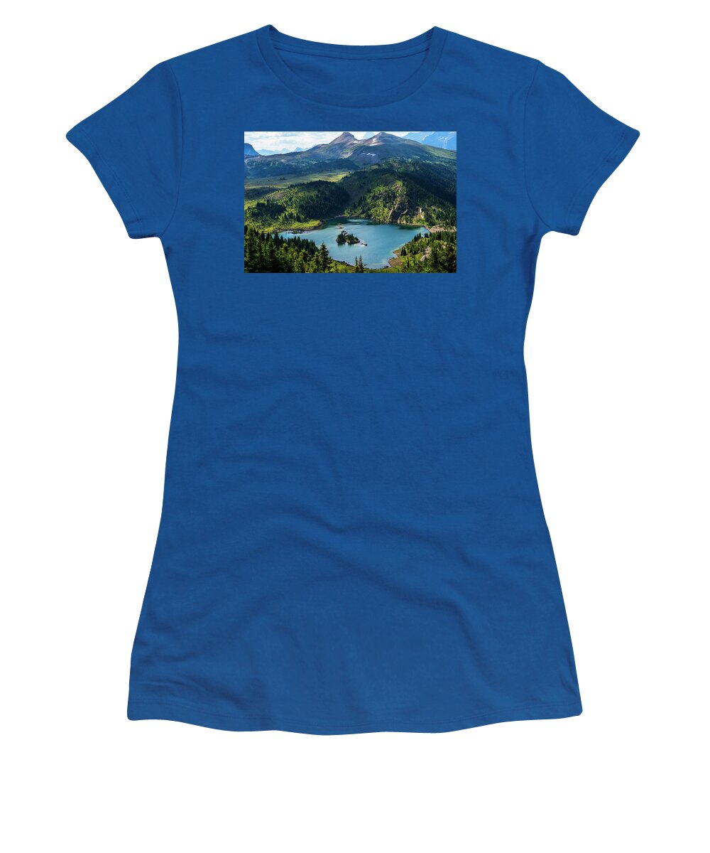 Glacier National Park Women's T-Shirt featuring the photograph Glacier National Park by Rick Wilking