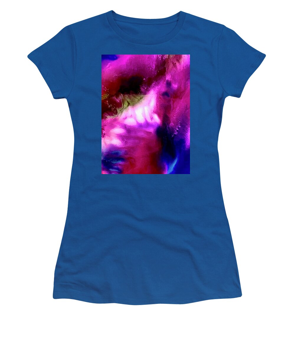 Alcohol Ink Women's T-Shirt featuring the painting Inner Core by Tommy McDonell