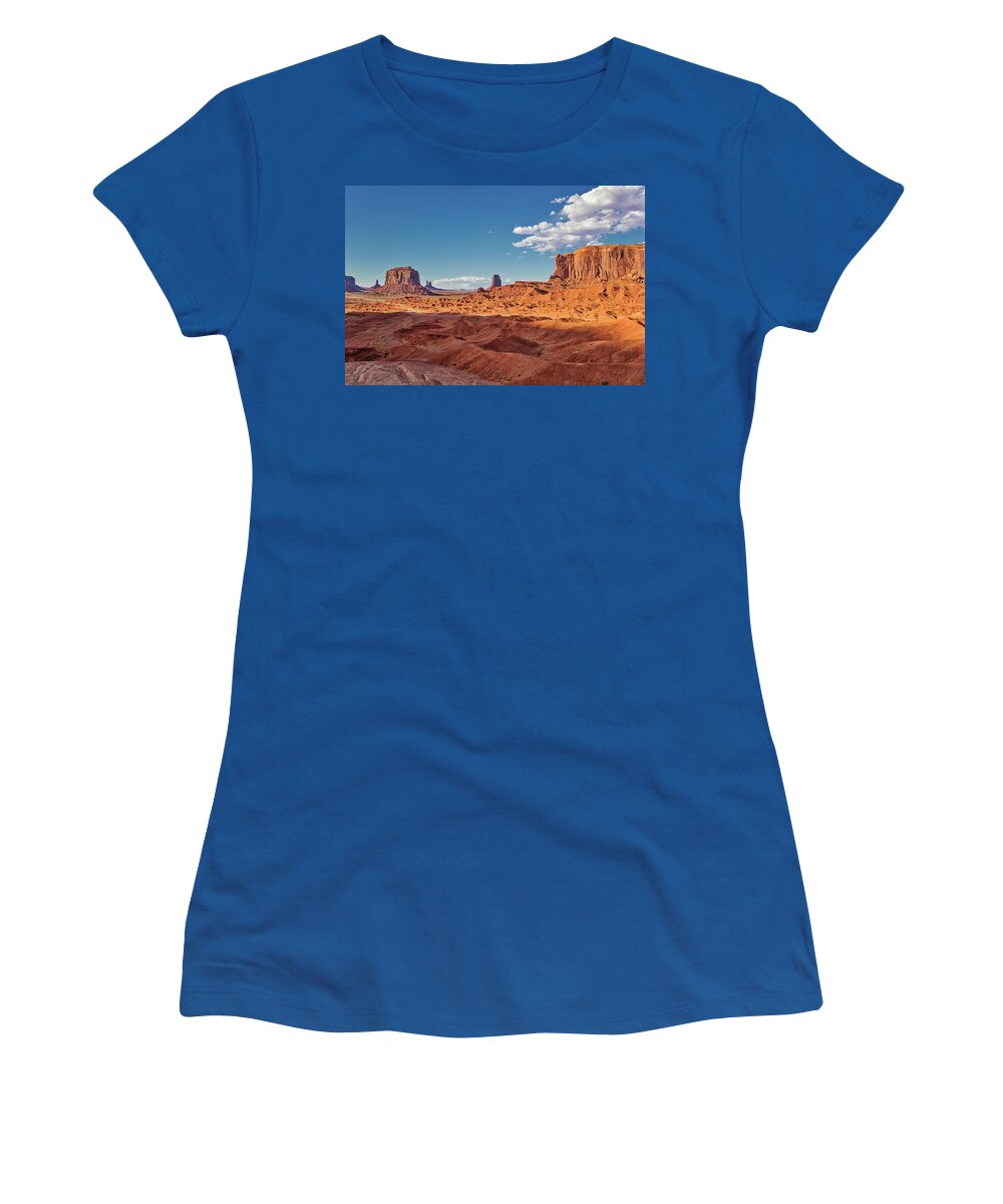 Monument Valley Women's T-Shirt featuring the photograph John Ford's Point Monument Valley by Marisa Geraghty Photography