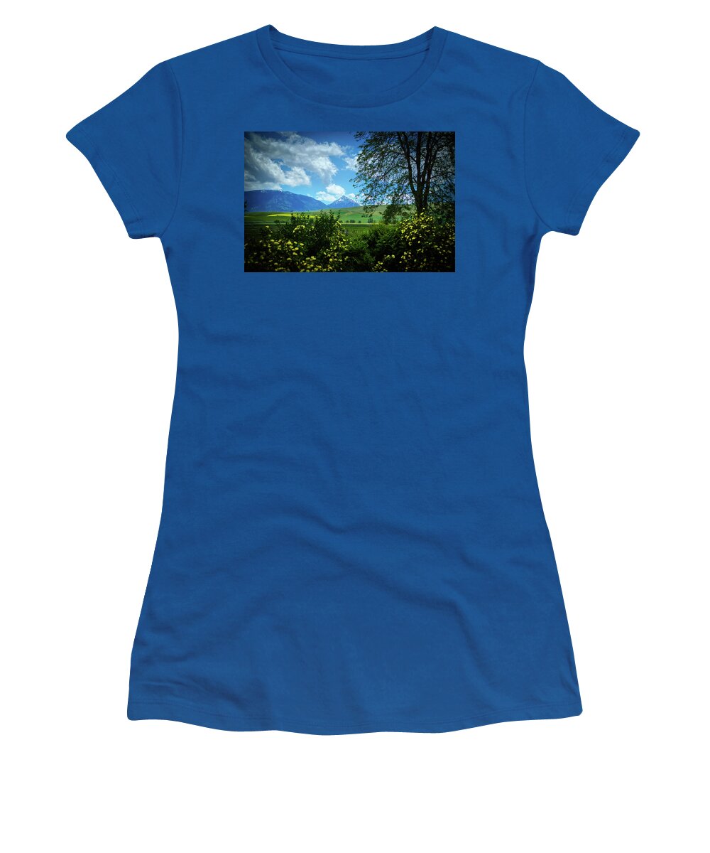 Mountain Women's T-Shirt featuring the photograph Joseph Meadow by Loyd Towe Photography