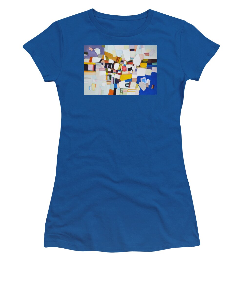 Abstraction Women's T-Shirt featuring the painting 	Journey. by Iryna Kastsova