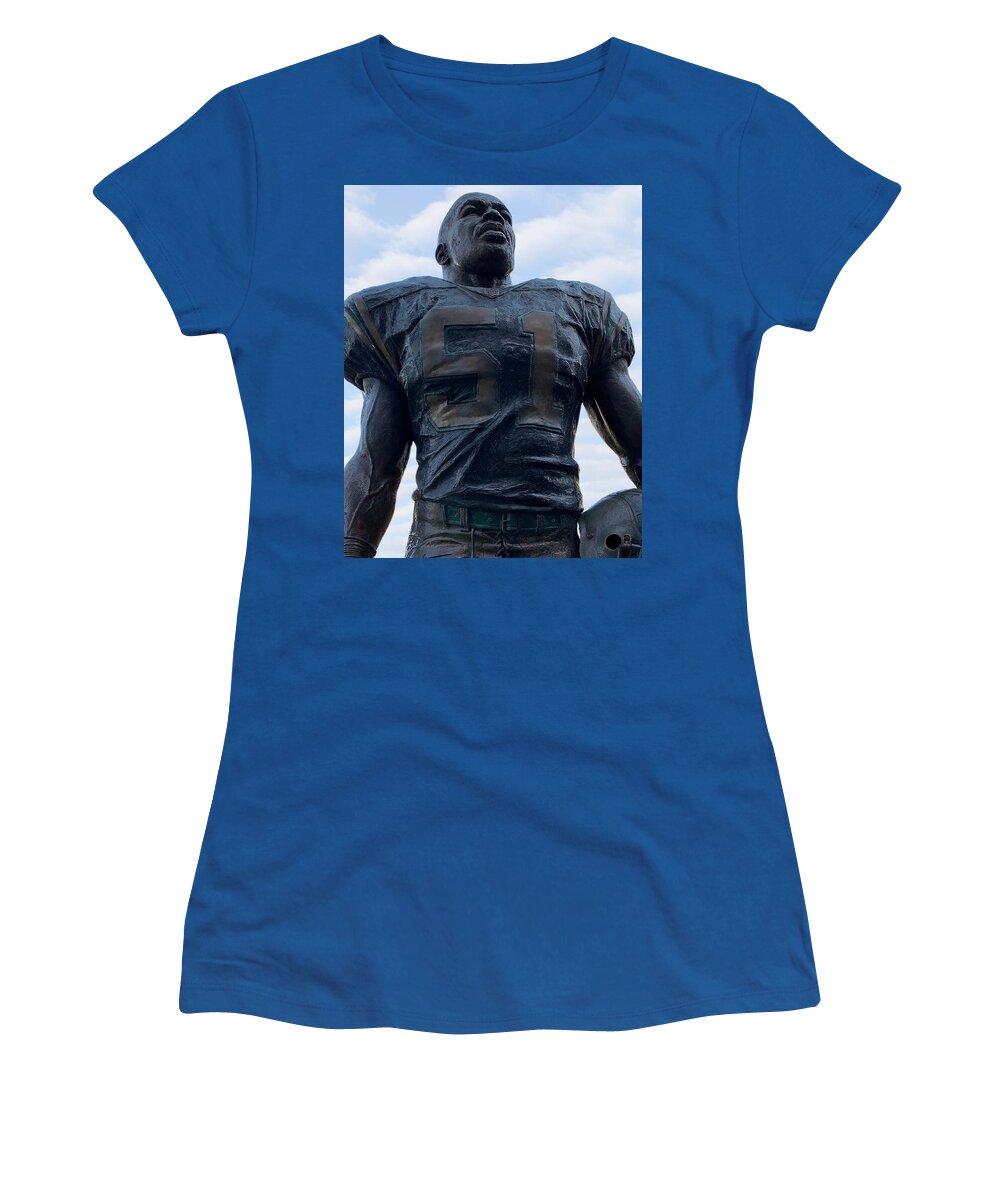Sam Mills Women's T-Shirt featuring the photograph Keep Pounding by Lee Darnell