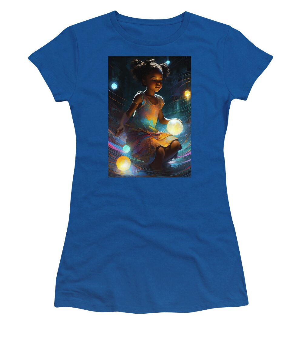 Magic Women's T-Shirt featuring the digital art Lfb Xiii by Jeff Malderez