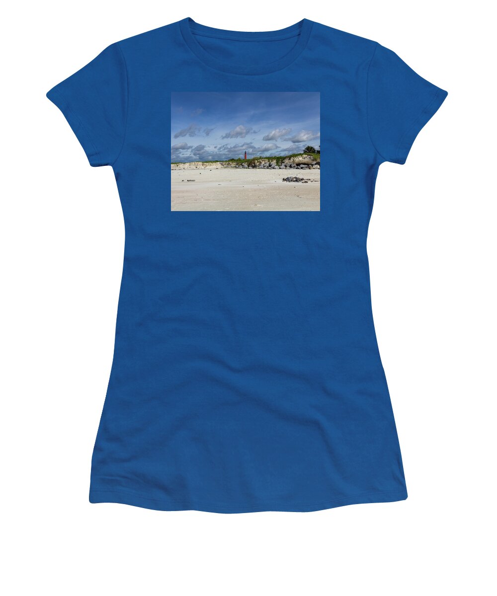 Lighthouse Women's T-Shirt featuring the photograph Lighthouse in the Distance by David Beechum