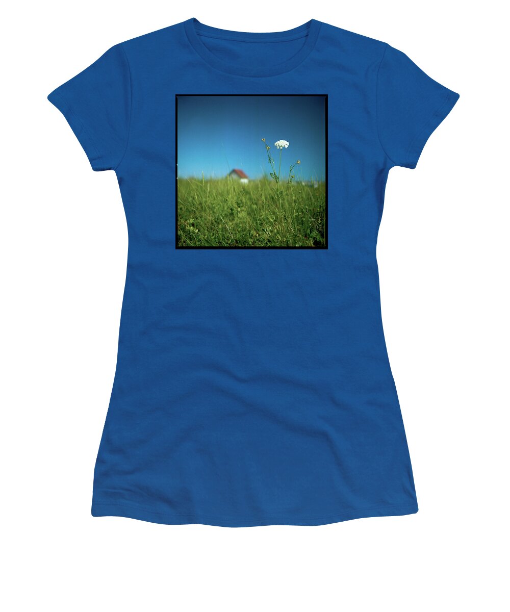 Beach Women's T-Shirt featuring the digital art Nantucket Summer by Nickleen Mosher