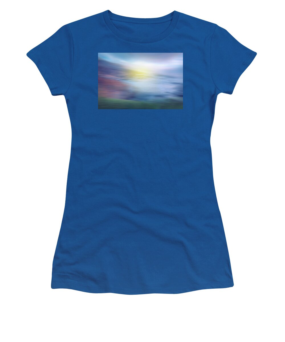 Photography Women's T-Shirt featuring the digital art Pacific Coast Mist by Terry Davis
