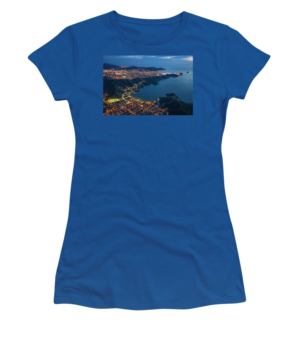 Taganga Women's T-Shirt featuring the photograph Taganga Magdalena Colombia by Tristan Quevilly