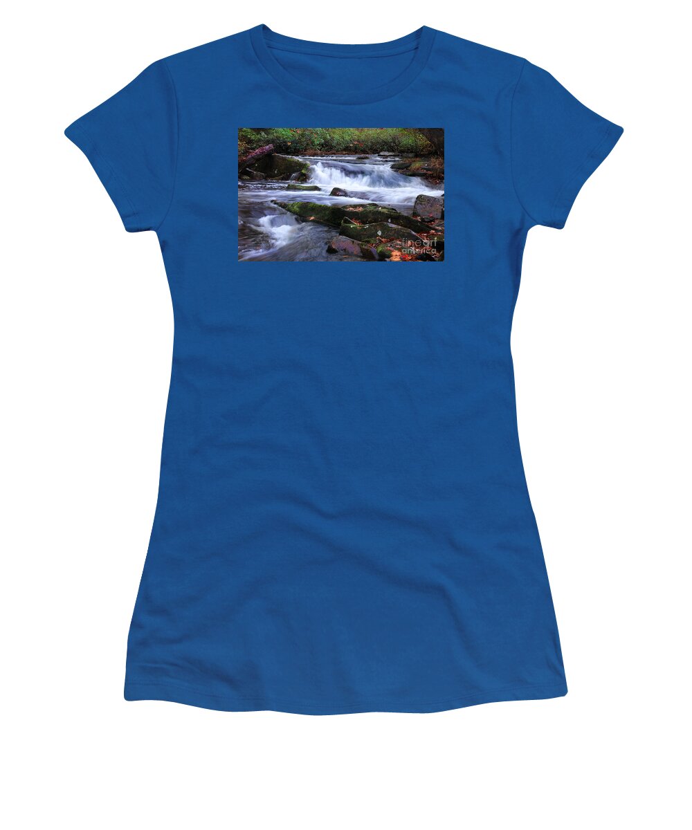 Tellico River Women's T-Shirt featuring the photograph Tellico Moment by Rick Lipscomb