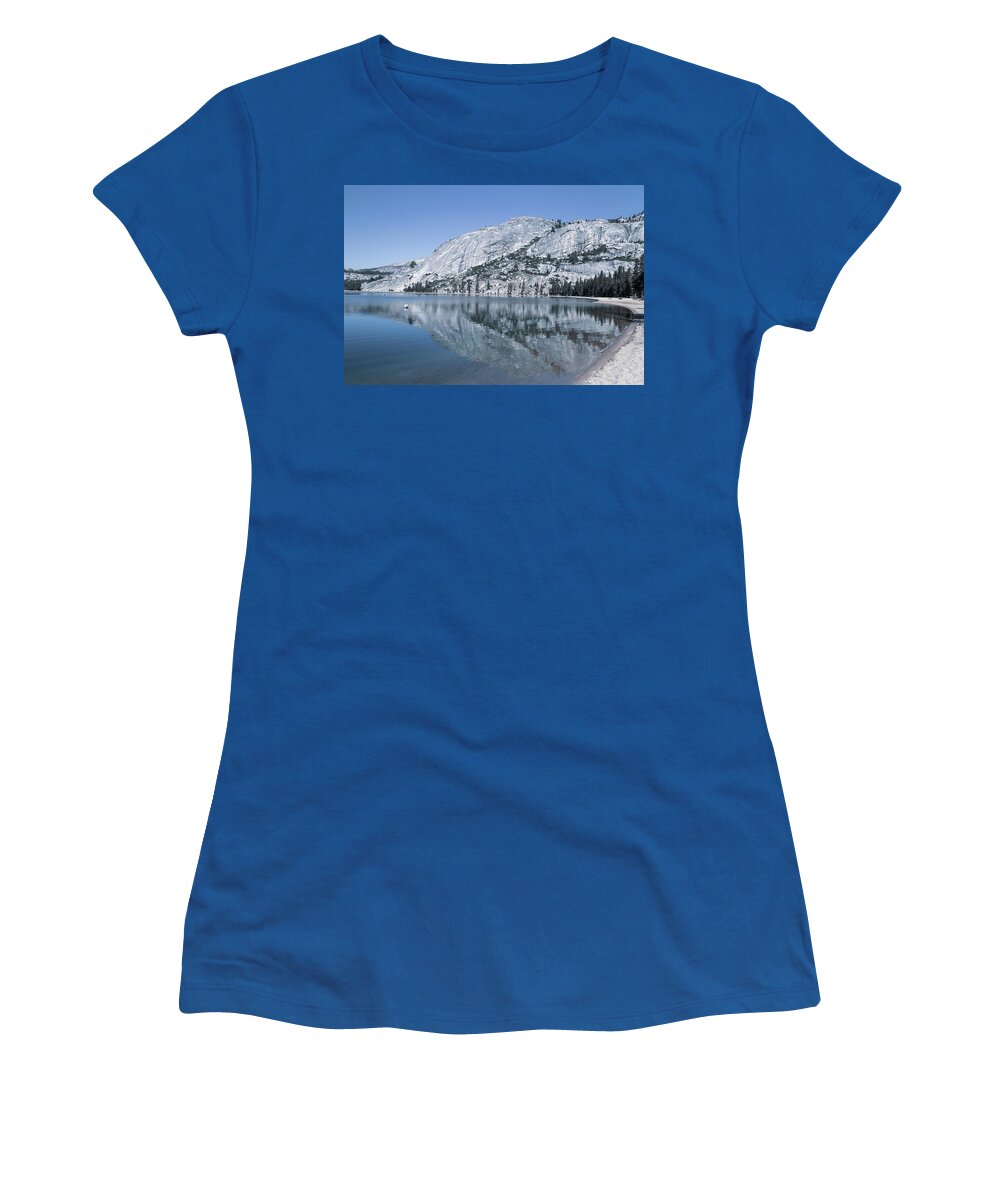 Tenaya Lake Women's T-Shirt featuring the photograph Tenaya Lake 4 by Cindy Robinson