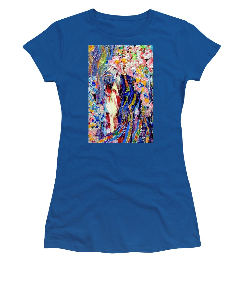 Blossoms Women's T-Shirt featuring the painting The Color Fall by Ellen Palestrant