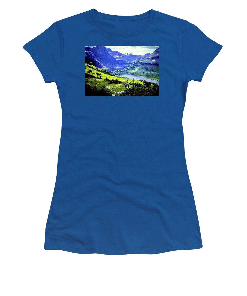 Valley Women's T-Shirt featuring the photograph The Valley by Gordon James