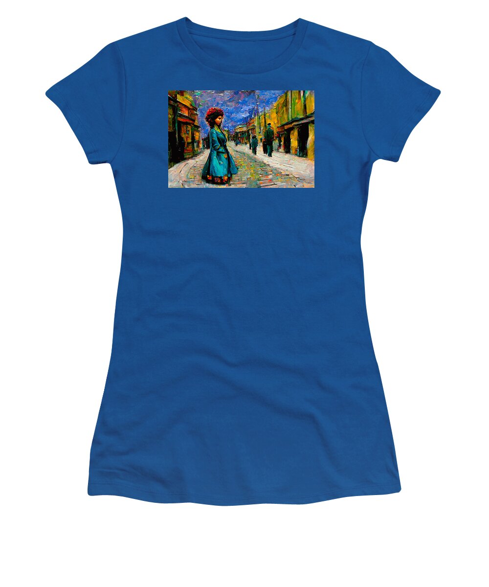 Vincent Van Gogh Women's T-Shirt featuring the digital art Van Gogh #8 by Craig Boehman