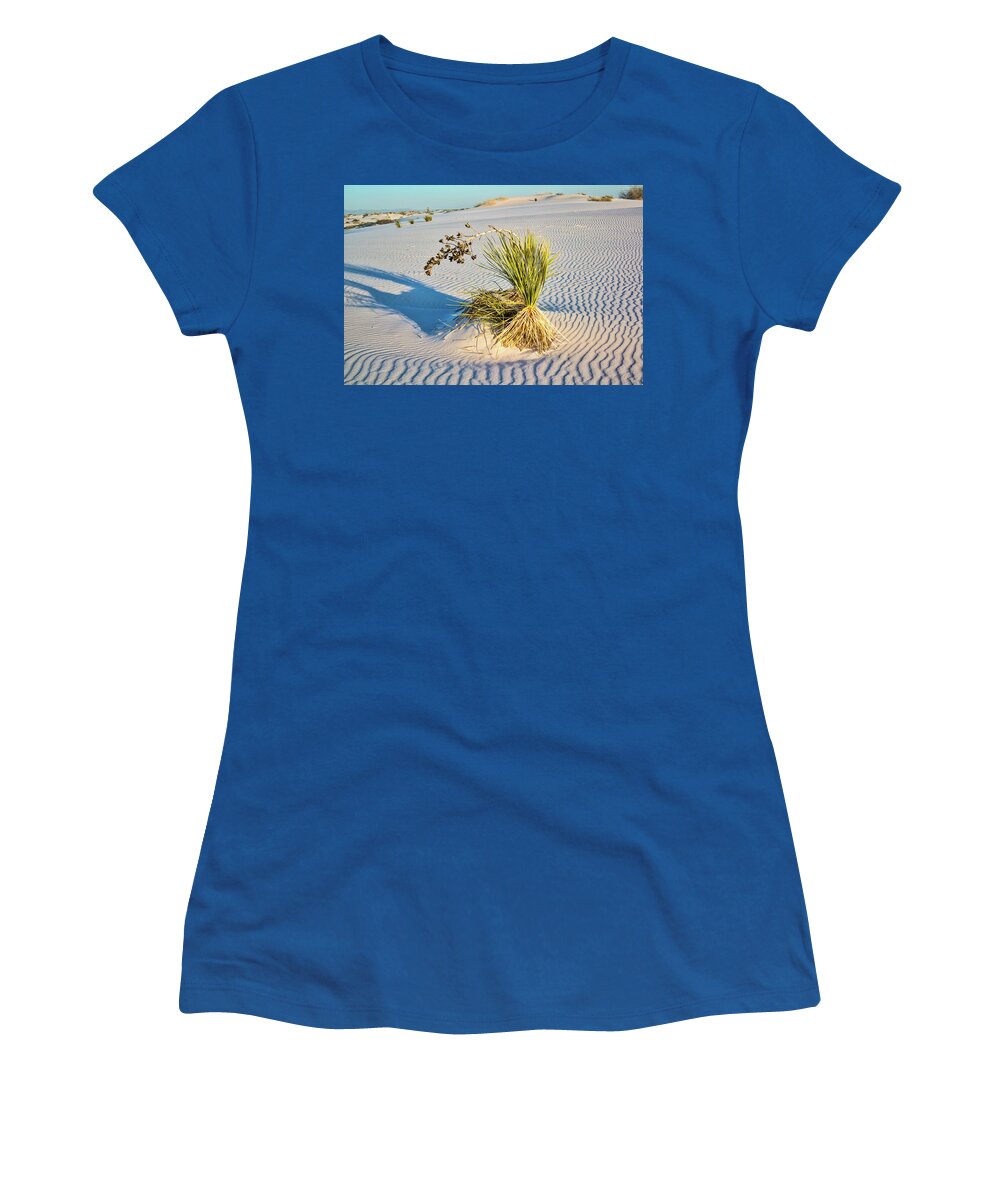 National Parks And Monuments Women's T-Shirt featuring the photograph White Sands National Monument, New Mexico by Segura Shaw Photography