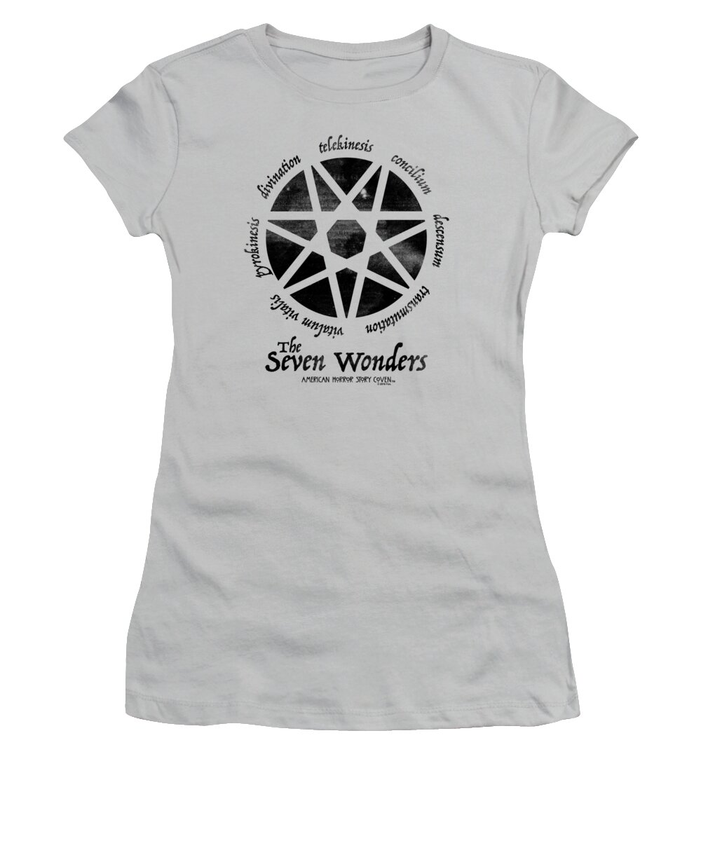  Women's T-Shirt featuring the digital art American Horror Story - Seven Wonders by Brand A