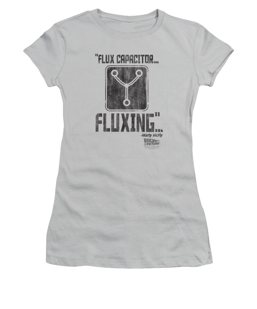 Back To The Future Women's T-Shirt featuring the digital art Back To The Future - Fluxing by Brand A