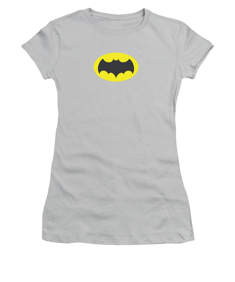 Batman Women's T-Shirt featuring the digital art Batman Classic Tv - Chest Logo by Brand A