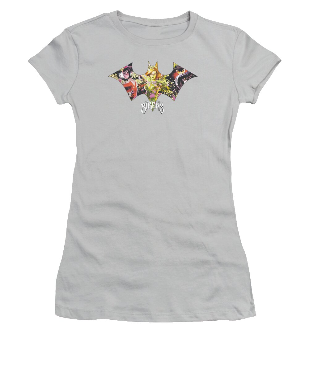Batman Women's T-Shirt featuring the digital art Batman - Sirens Bat by Brand A
