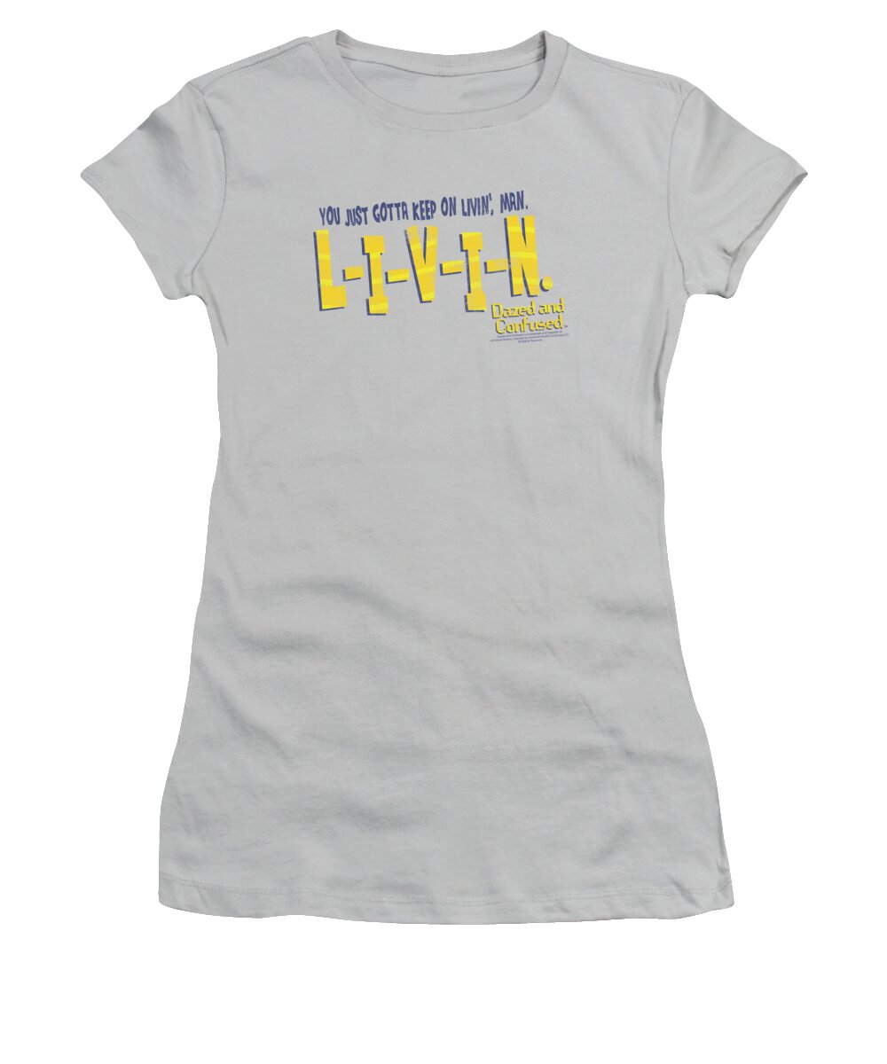 Dazed And Confused Women's T-Shirt featuring the digital art Dazed And Confused - Livin by Brand A