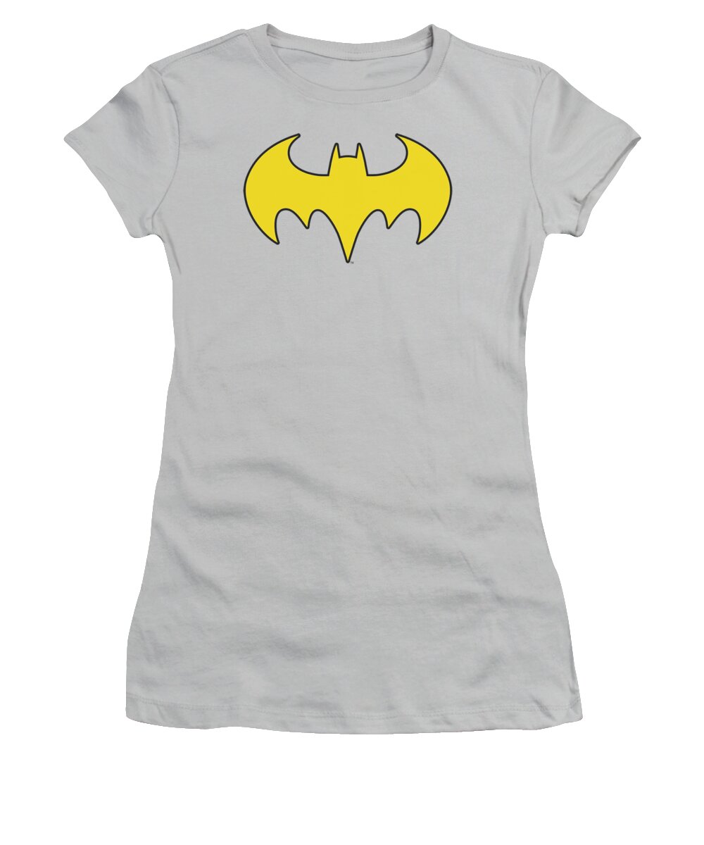 Dc Comics Women's T-Shirt featuring the digital art Dc - Bat Girl Logo by Brand A