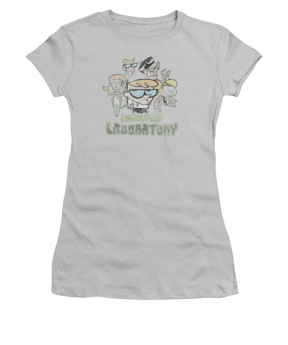 Dexter's Lab Women's T-Shirt featuring the digital art Dexter's Laboratory - Vintage Cast by Brand A