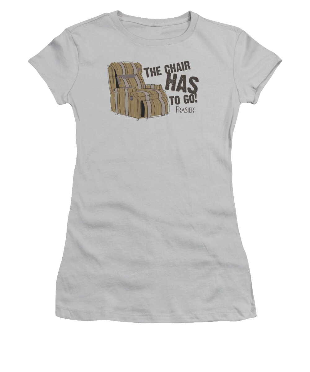 Frasier Women's T-Shirt featuring the digital art Frasier - The Chair by Brand A