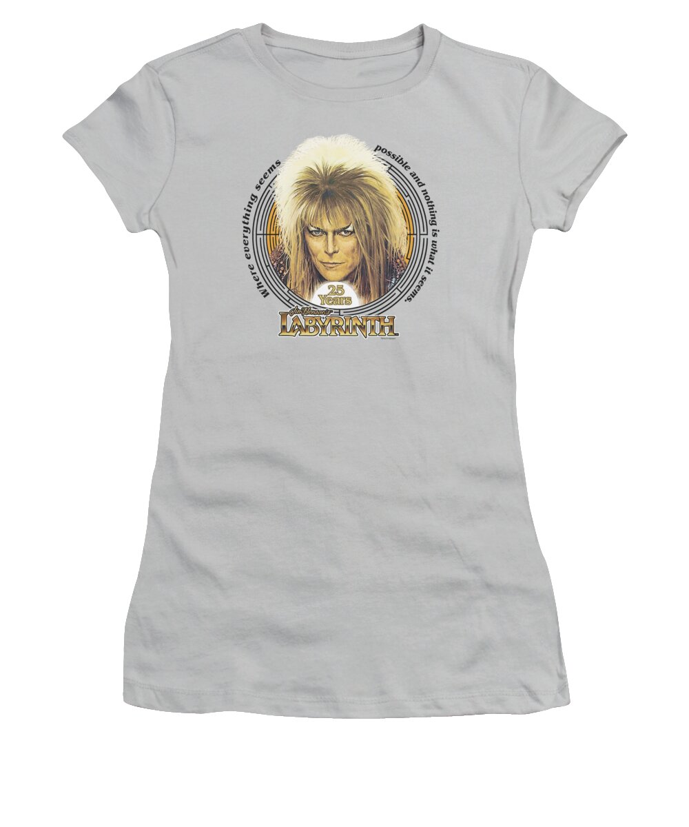 Labyrinth Women's T-Shirt featuring the digital art Labyrinth - 25 Years by Brand A