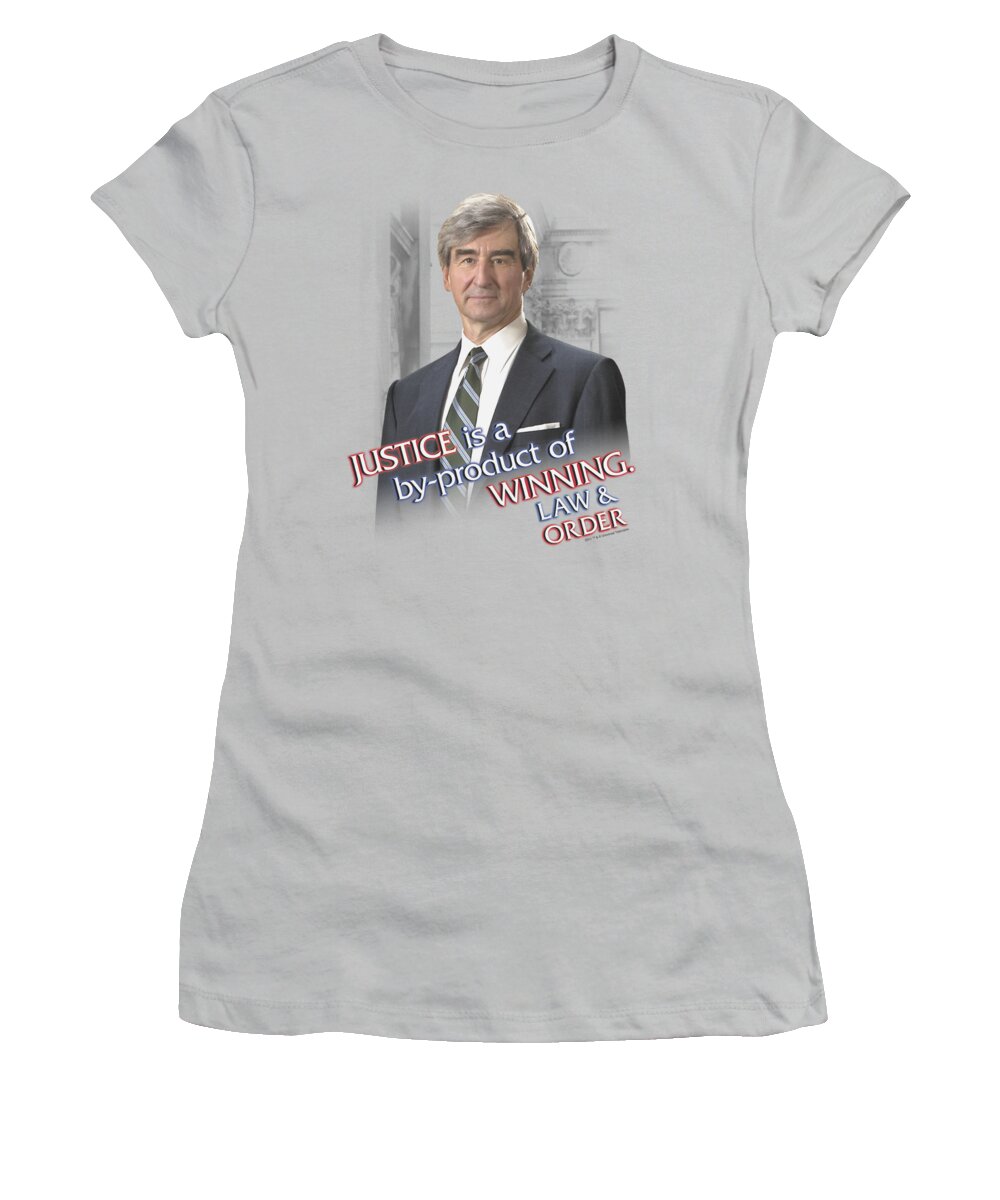 Law And Order Women's T-Shirt featuring the digital art Lawandorder - Jack Mccoy by Brand A
