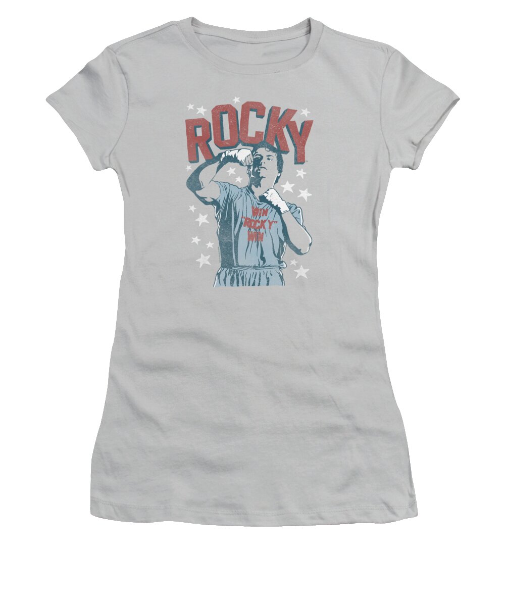 Rocky Women's T-Shirt featuring the digital art Rocky - In Training by Brand A