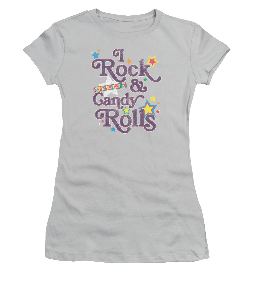 Smarties Women's T-Shirt featuring the digital art Smarties - I Rock by Brand A