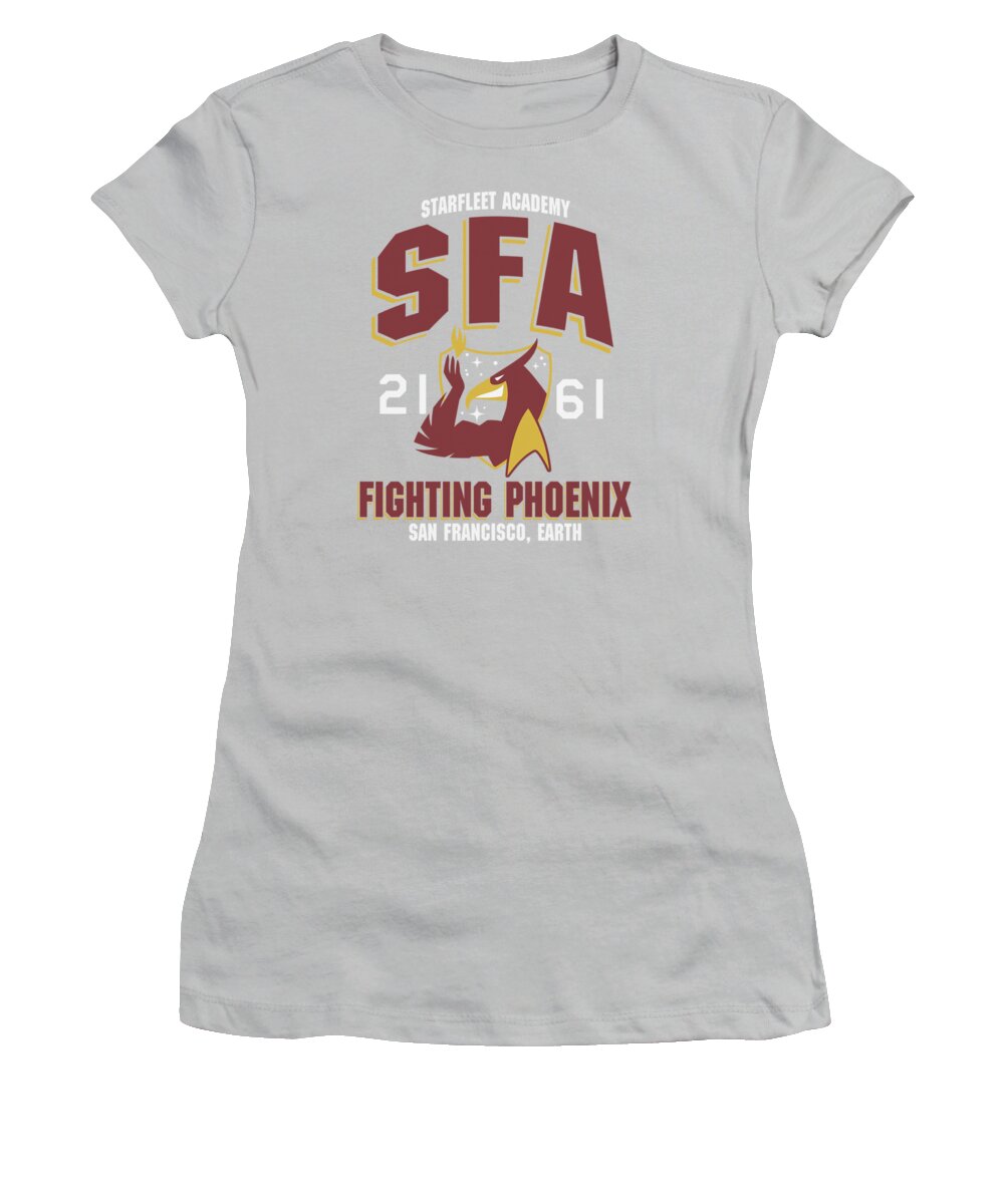 Star Trek Women's T-Shirt featuring the digital art Star Trek - Sfa Fighting Phoenix by Brand A