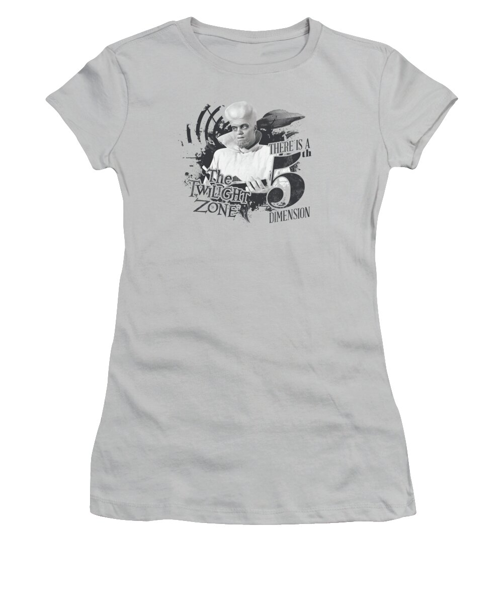 Twilight Zone Women's T-Shirt featuring the digital art Twilight Zone - Invade by Brand A