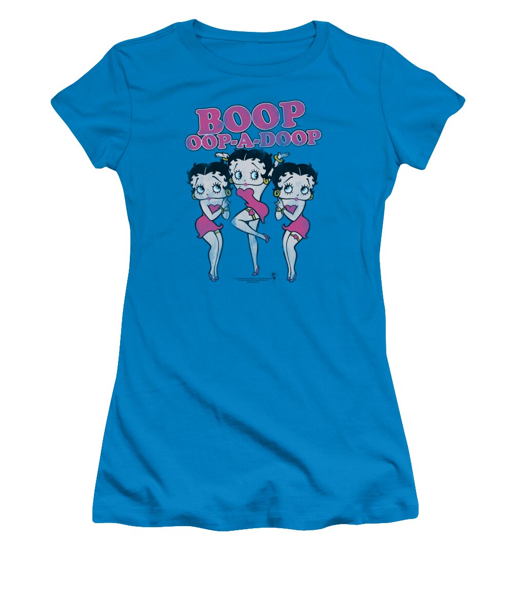 Betty Boop Women's T-Shirt featuring the digital art Boop - The Boops Have It by Brand A