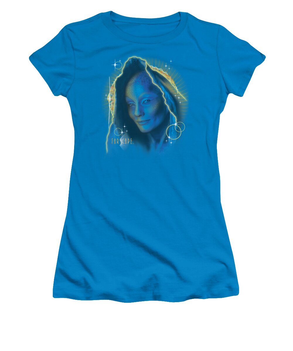 Farscape Women's T-Shirt featuring the digital art Farscape - Solar Flare by Brand A