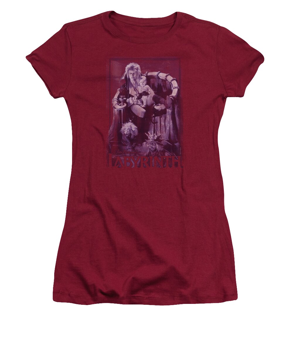 Labyrinth Women's T-Shirt featuring the digital art Labyrinth - Goblin Baby by Brand A