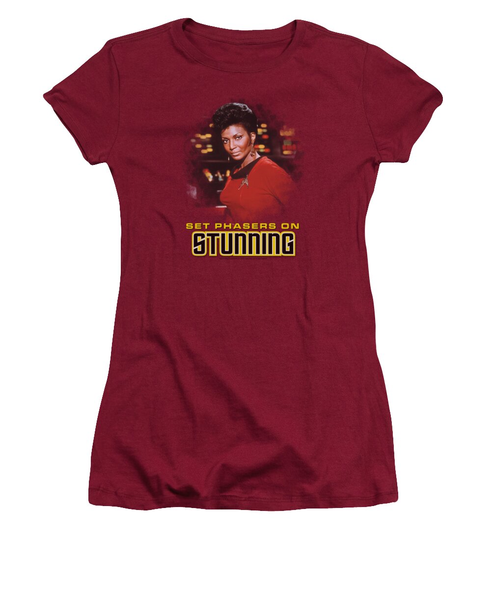 Star Trek Women's T-Shirt featuring the digital art Star Trek - Stunning by Brand A