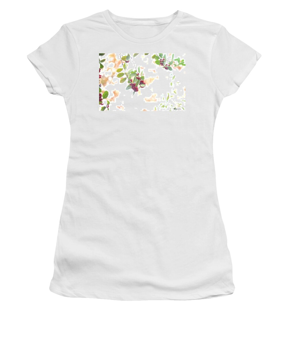  Women's T-Shirt featuring the painting After rain #1 by Hae Kim