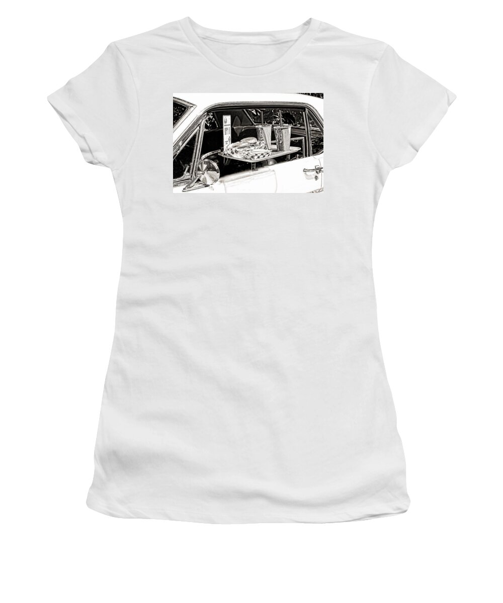 Food Women's T-Shirt featuring the photograph Drive-in #4 by Rudy Umans