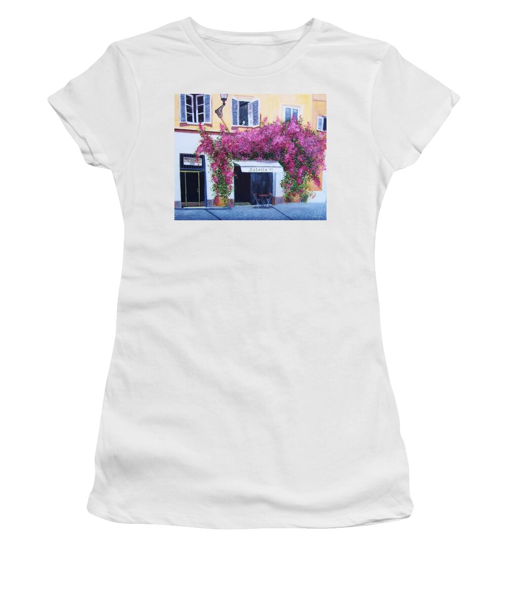 Rome Women's T-Shirt featuring the painting Jill's Roma #1 by Jamie Frier