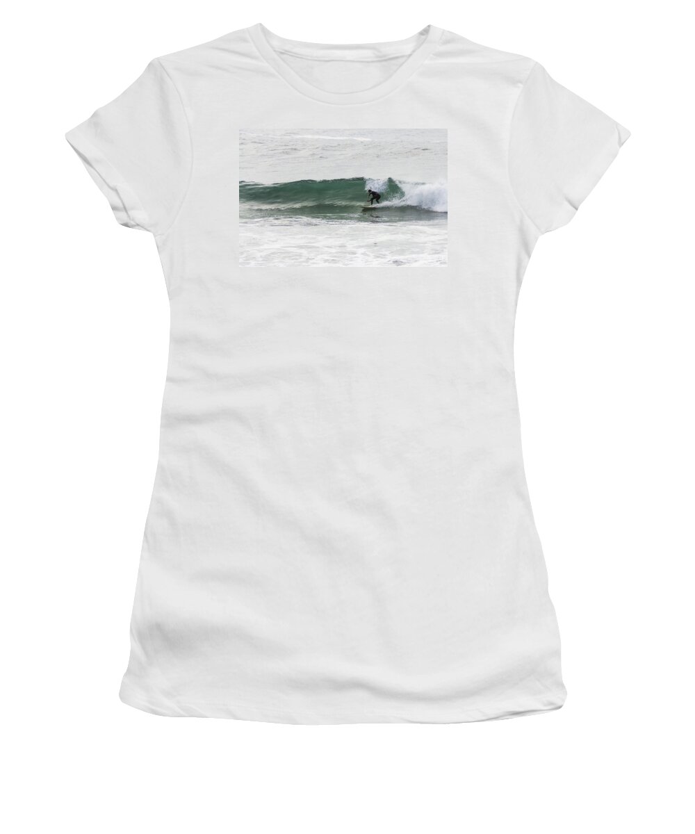 Tropical Women's T-Shirt featuring the photograph Surf #1 by Paulo Goncalves