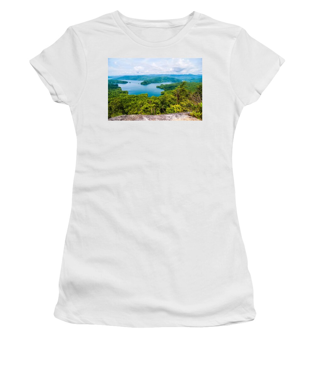 Appalachia Women's T-Shirt featuring the photograph Scenery Around Lake Jocasse Gorge #10 by Alex Grichenko