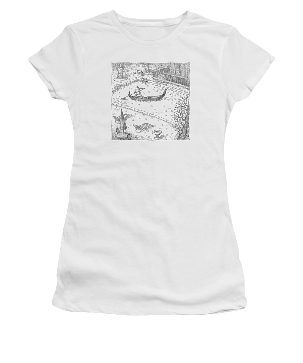 Fall Women's T-Shirt featuring the drawing New Yorker November 20th, 2006 by John O'Brien