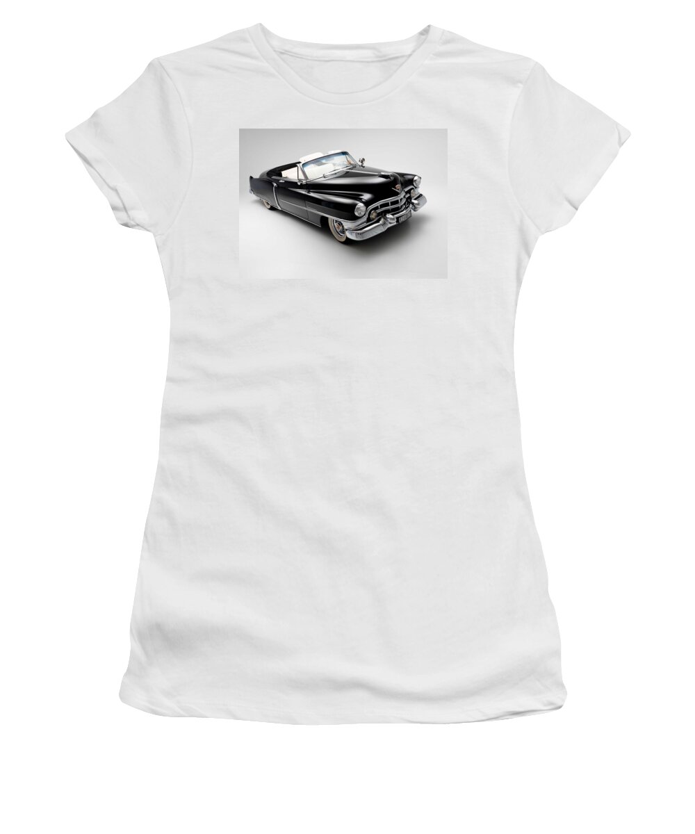 Car Women's T-Shirt featuring the photograph 1950 Cadillac Convertible by Gianfranco Weiss