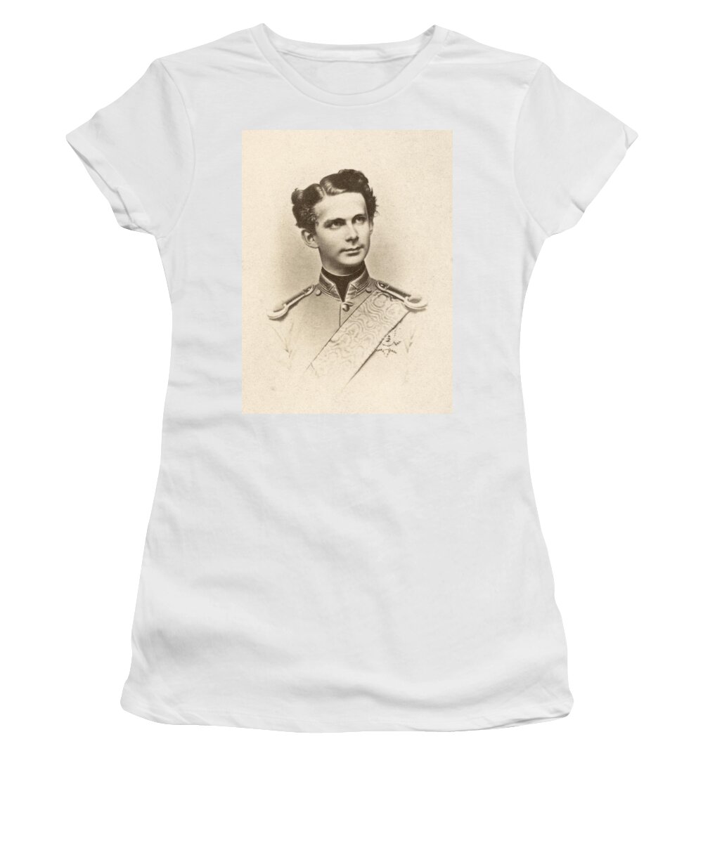 1860 Women's T-Shirt featuring the photograph Ludwig II (1845-1886) #2 by Granger