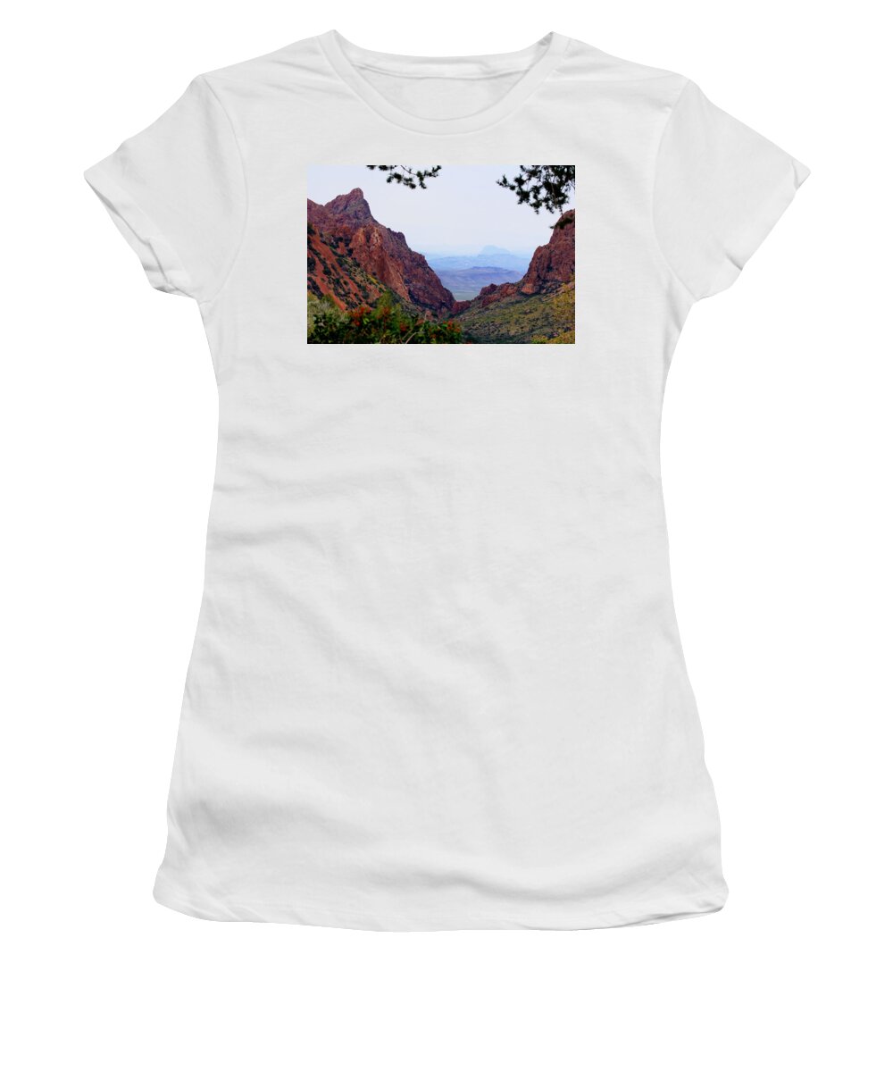 Big Bend Women's T-Shirt featuring the photograph The Window #2 by Dave Files