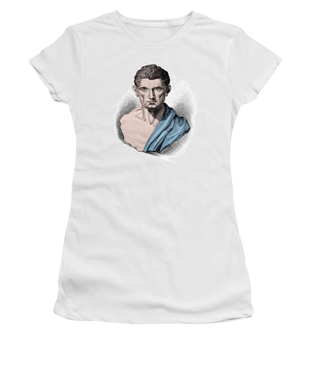 Western Philosophy Women's T-Shirt featuring the photograph Aristotle, Ancient Greek Philosopher #22 by Science Source