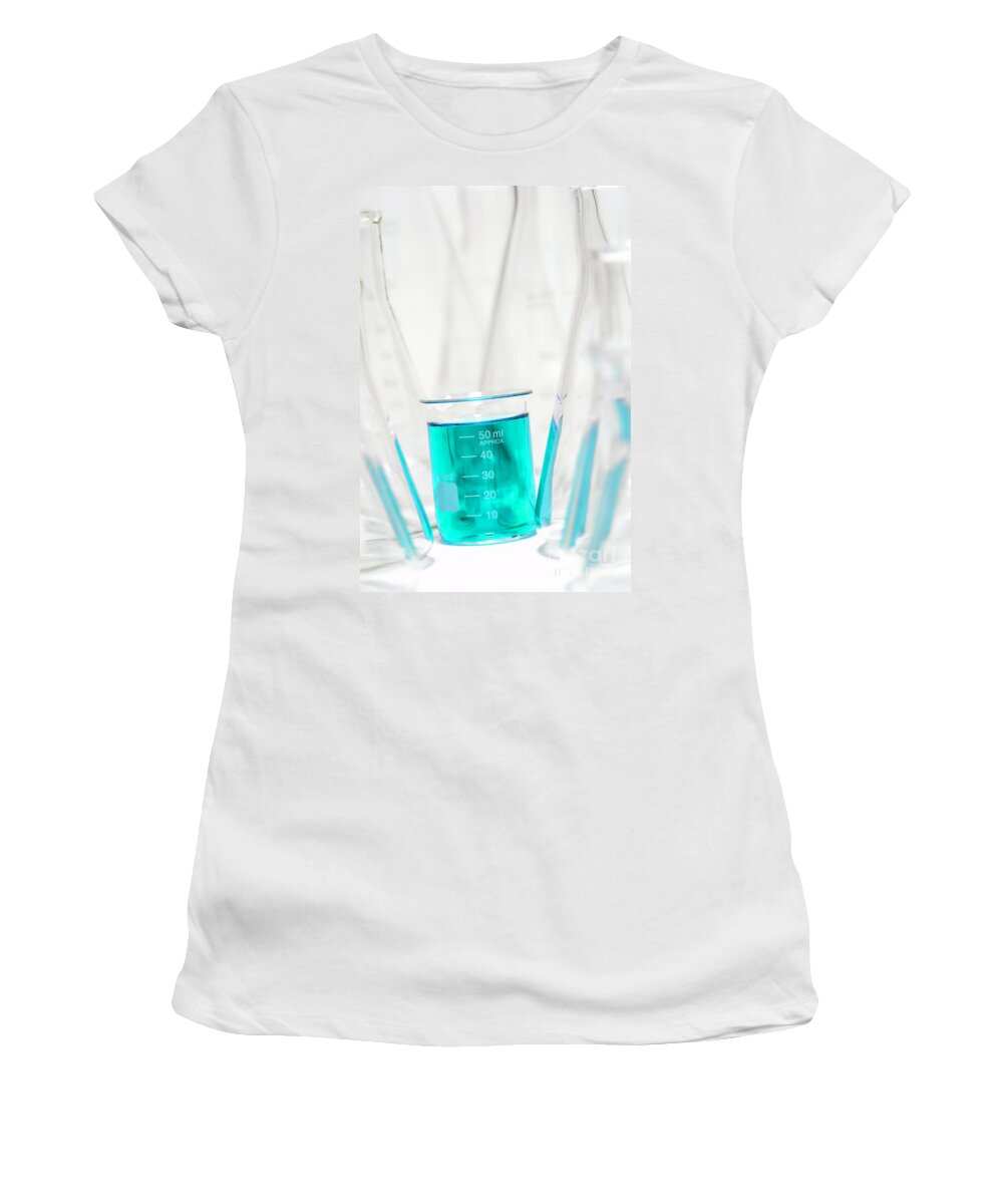 Beaker Women's T-Shirt featuring the photograph Laboratory Equipment in Science Research Lab #43 by Science Research Lab