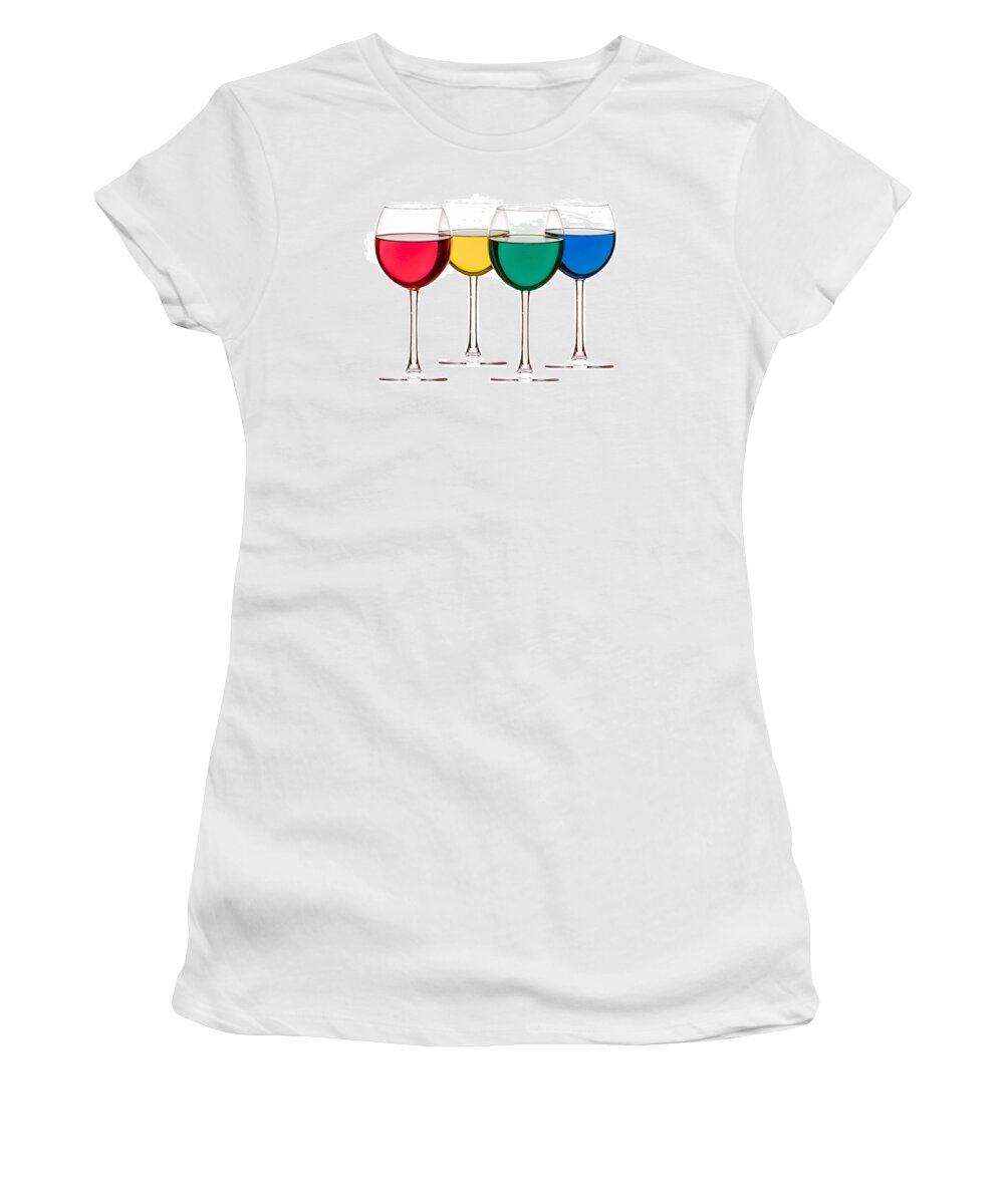 Alcohol Women's T-Shirt featuring the photograph Colorful Drinks by Peter Lakomy