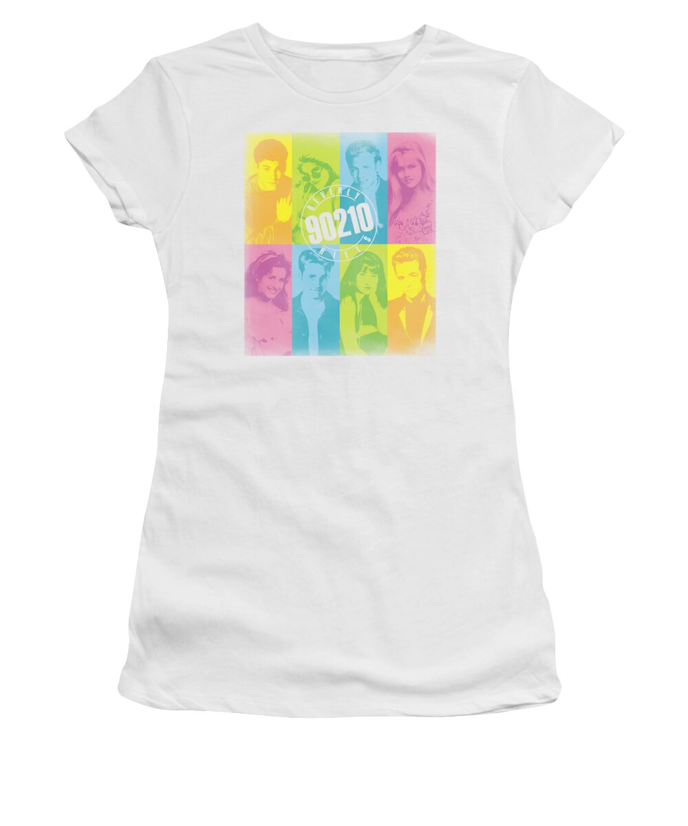 90210 Women's T-Shirt featuring the digital art 90210 - Color Block Of Friends by Brand A