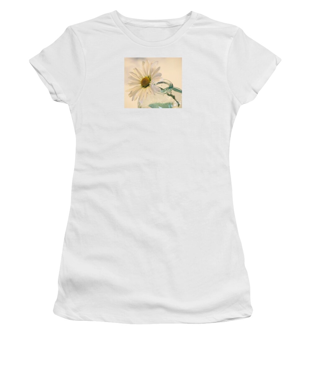 Daisies Women's T-Shirt featuring the photograph A Daisy A Day by Angela Davies