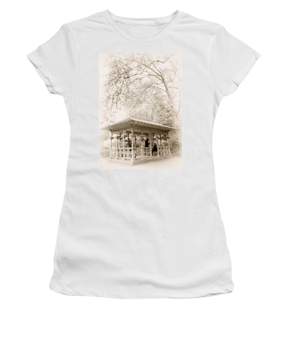 Sepia Women's T-Shirt featuring the photograph A Proposal by Jessica Jenney